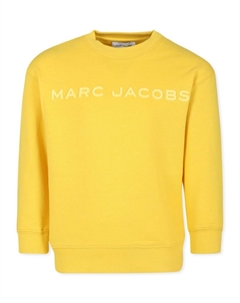 Kids толстовка с аппликацией логотипа, желтый Marc jacobs