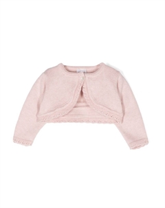 Кардиган с кружевными деталями, розовый Paz rodriguez