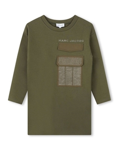 Kids платье с длинными рукавами, зеленый Marc jacobs