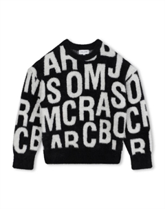 Kids джемпер с логотипом, черный Marc jacobs