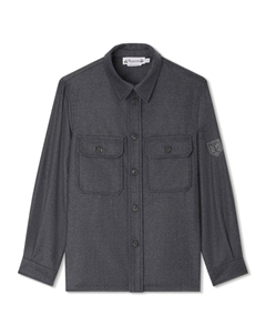 Шерстяная рубашка Gustave, серый Bonpoint