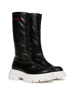 Kids сапоги с логотипом, черный Marni