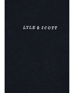Базовая футболка SCRIPT EMBROIDERED, темно-синий Lyle & scott