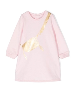 Kids платье с принтом сумочки, розовый Marc jacobs