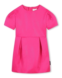 Kids платье с короткими рукавами и складками, розовый Marc jacobs