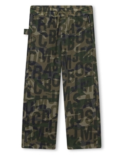 Kids джоггеры с камуфляжным принтом, зеленый Marc jacobs
