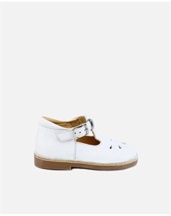 Кожаные детские сандалии в классическом стиле, белый Eli 1957