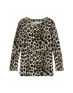 Вязаный свитер MIT LANGEN ÄRMELN PRINT, черный Name it