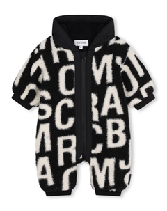 Kids зимний комбинезон с принтом по всей поверхности, черный Marc jacobs