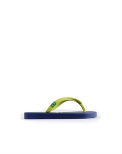 Детские пляжные шлепанцы на резиновой подошве, синий Brasileras