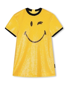 Kids платье с пайетками, желтый Marc jacobs