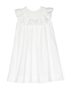 Платье Charlyne с оборками, белый Bonpoint