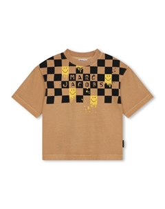 Kids футболка с декором Graphic, коричневый Marc jacobs