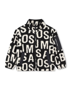 Kids кардиган с жаккардовым логотипом, черный Marc jacobs