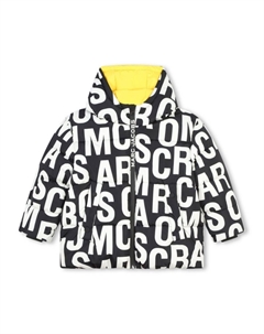 Kids куртка-пуховик с логотипом, черный Marc jacobs