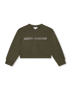 Kids толстовка с логотипом, зеленый Marc jacobs
