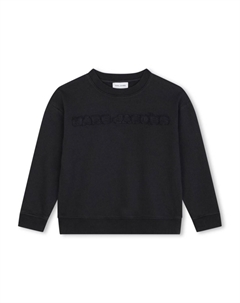 Kids толстовка с логотипом, черный Marc jacobs