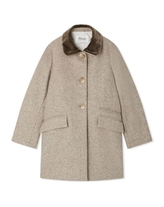 Пальто Manteau Ginette, нейтральный цвет Bonpoint