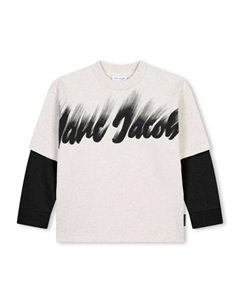 Kids толстовка с логотипом, белый Marc jacobs