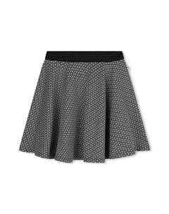 Kidswear жаккардовая юбка с монограммой, черный Boss