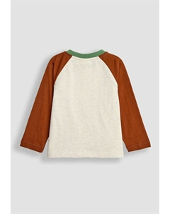 Рубашка с длинным рукавом TRACTOR INTERACTIVE APPLIQUE- REGULAR FIT, бежевый Jojo maman bébé