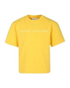 Kids футболка с аппликацией логотипа, желтый Marc jacobs