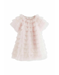 Коктейльное/праздничное платье SPARKLE RUFFLE REGULAR FIT, розовый Next