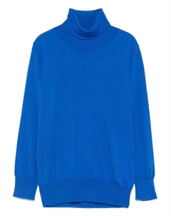 Kids свитер с вышитым логотипом, синий Paolo pecora