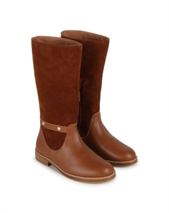 Kids замшевые сапоги, коричневый Chloe