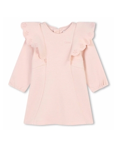 Kids платье с цветочной вышивкой, розовый Chloe