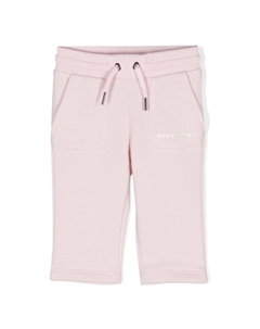 Kids спортивные брюки с логотипом, розовый Givenchy