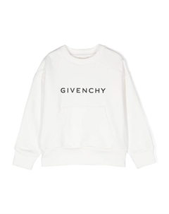 Kids толстовка с логотипом, белый Givenchy
