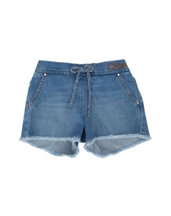 Kids шорты с вышитым логотипом, синий Chloe