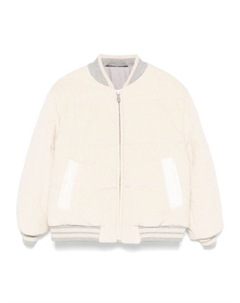 Kids вельветовая куртка-бомбер, нейтральный цвет Eleventy