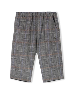Брюки в клетку четверг, серый Bonpoint