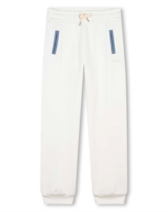 Kids спортивные брюки с карманами, белый Chloe