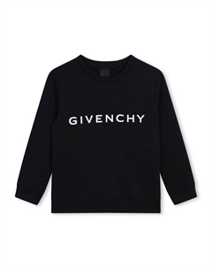 Kids толстовка из джерси с логотипом, черный Givenchy