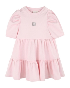 Kids платье из хлопка 4G, розовый Givenchy