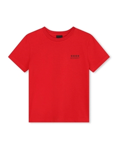 Kids футболка с принтом 4G, красный Givenchy