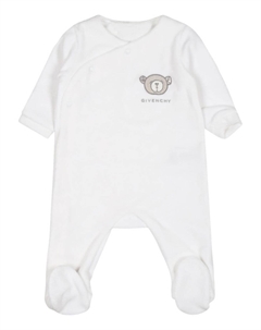 Kids бархатный пижамный комплект, белый Givenchy
