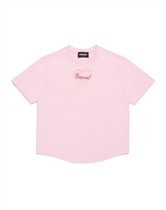 KIDS футболка с аппликацией, розовый Dsquared2