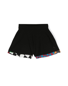 Junior шорты с вышитым логотипом, черный Pucci