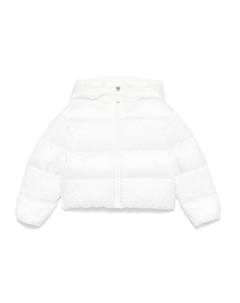Куртка с вышитым логотипом, белый Moschino kids