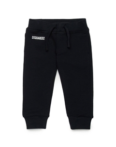 KIDS спортивные брюки с логотипом, черный Dsquared2