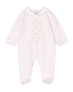 Пижама с цветочной вышивкой, розовый Siola