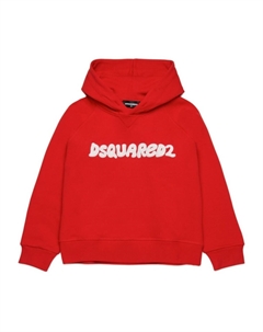 KIDS худи с вышитым логотипом, красный Dsquared2