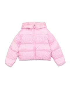 Куртка с вышитым логотипом, розовый Moschino kids