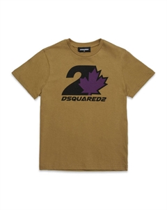 Kids футболка с логотипом KIDS, зеленый Dsquared2