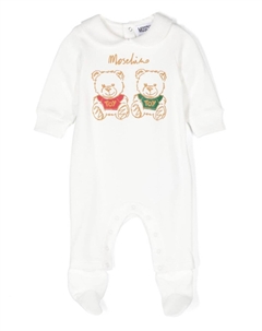Пижама с принтом Teddy Bear, белый Moschino kids