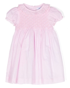 Комплект из платья со сборками и блумеров, розовый Siola